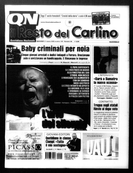 Il Resto del Carlino : giornale dell'Emilia